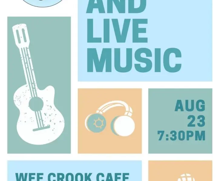 Supper and live music at the Wee Crook