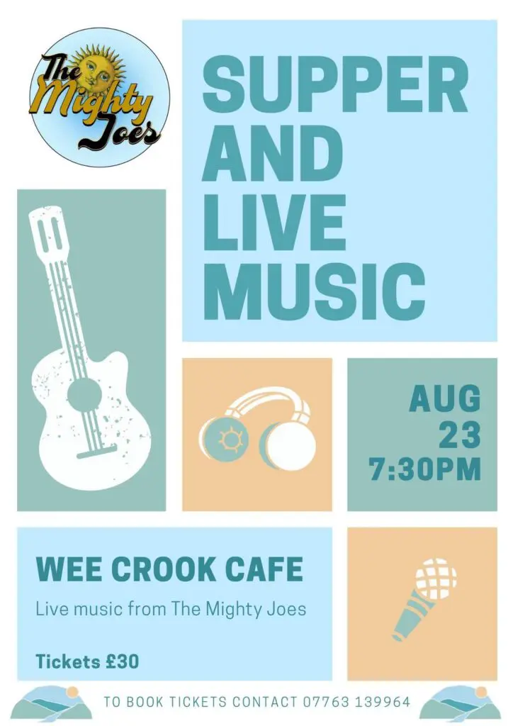 Supper and live music at the Wee Crook