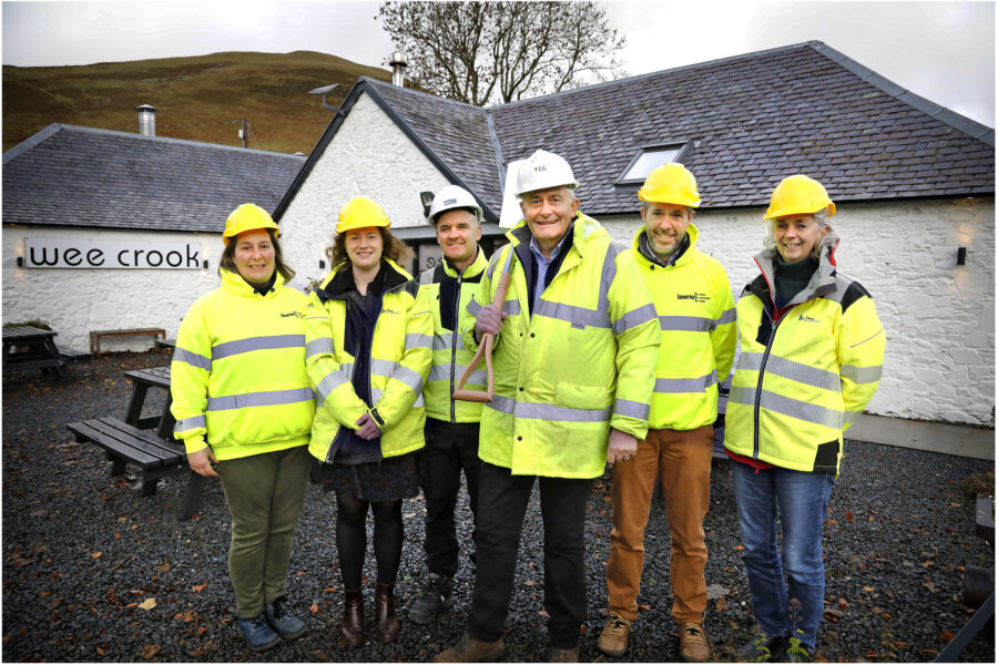 Work Begins on £1m Bunkhouse at Historic Crook Inn site in Tweedsmuir