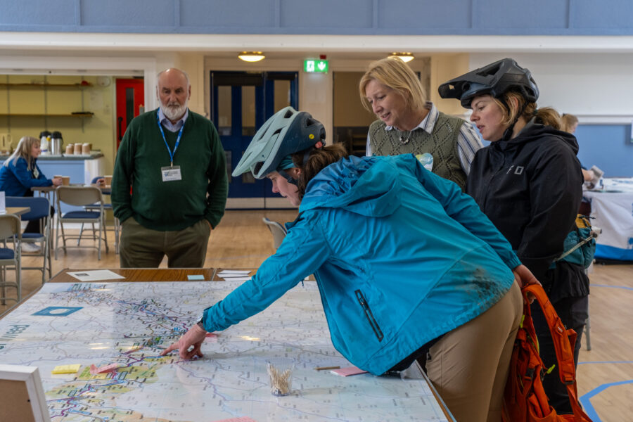 On the map at Innerleithen