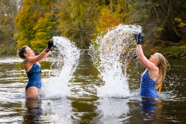 When the swimming gets really wild…